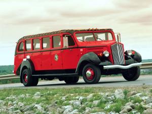 White Model 706 Tour Bus by Bender 1937 года